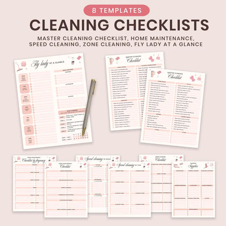ADHD Cleaning Planner