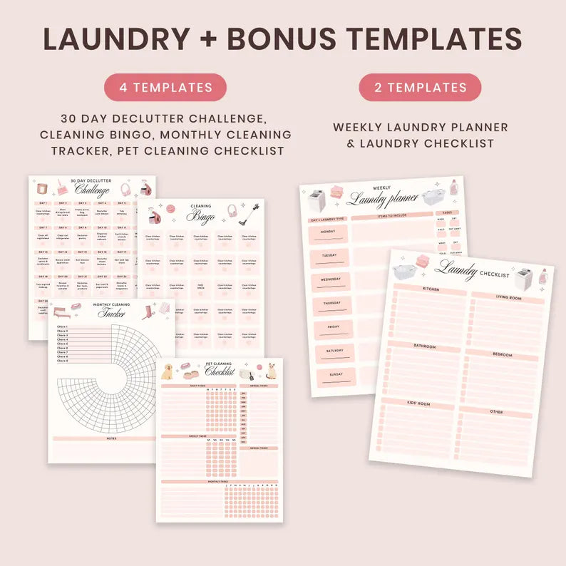 ADHD Cleaning Planner